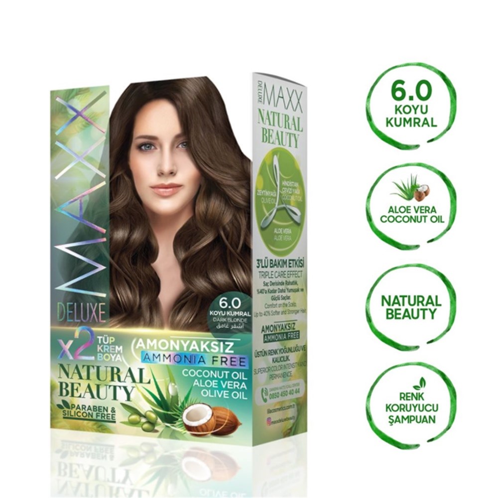 Maxx Deluxe Set Boya Amonyaksız 6.0 Koyu Kumral