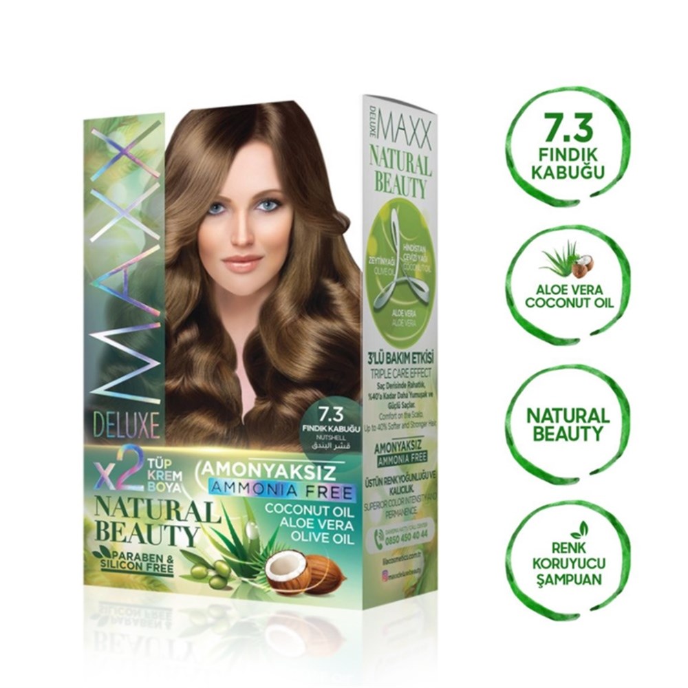Maxx Deluxe Set Boya Amonyaksız 7.3 Fındık Kabugu