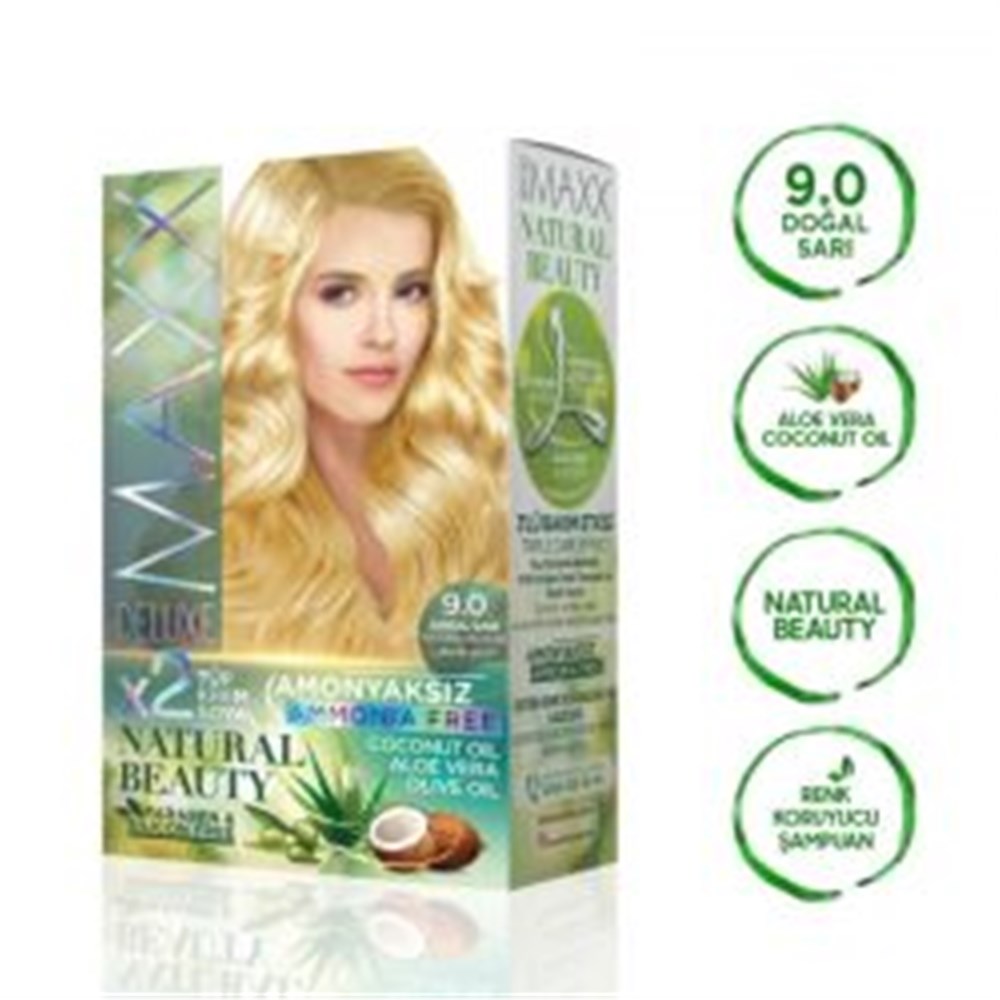 Maxx Deluxe Set Boya Amonyaksız 9.0 Doğal Sarı