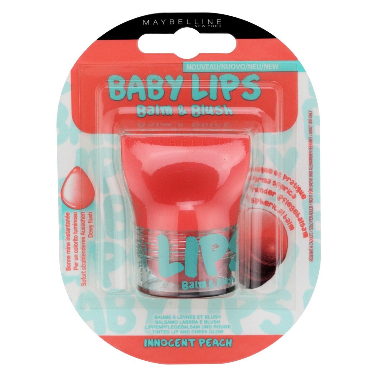 Maybelline Baby Lips Balm & Blush Dudak Ve Yanak Balmı 01 Innocent Peach