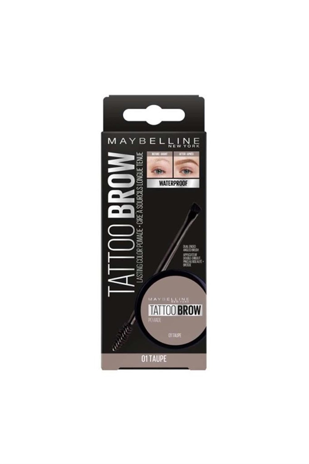 Maybelline New York Kaş Jeli  Brow Tattoo Gel Tint  01 Taupe