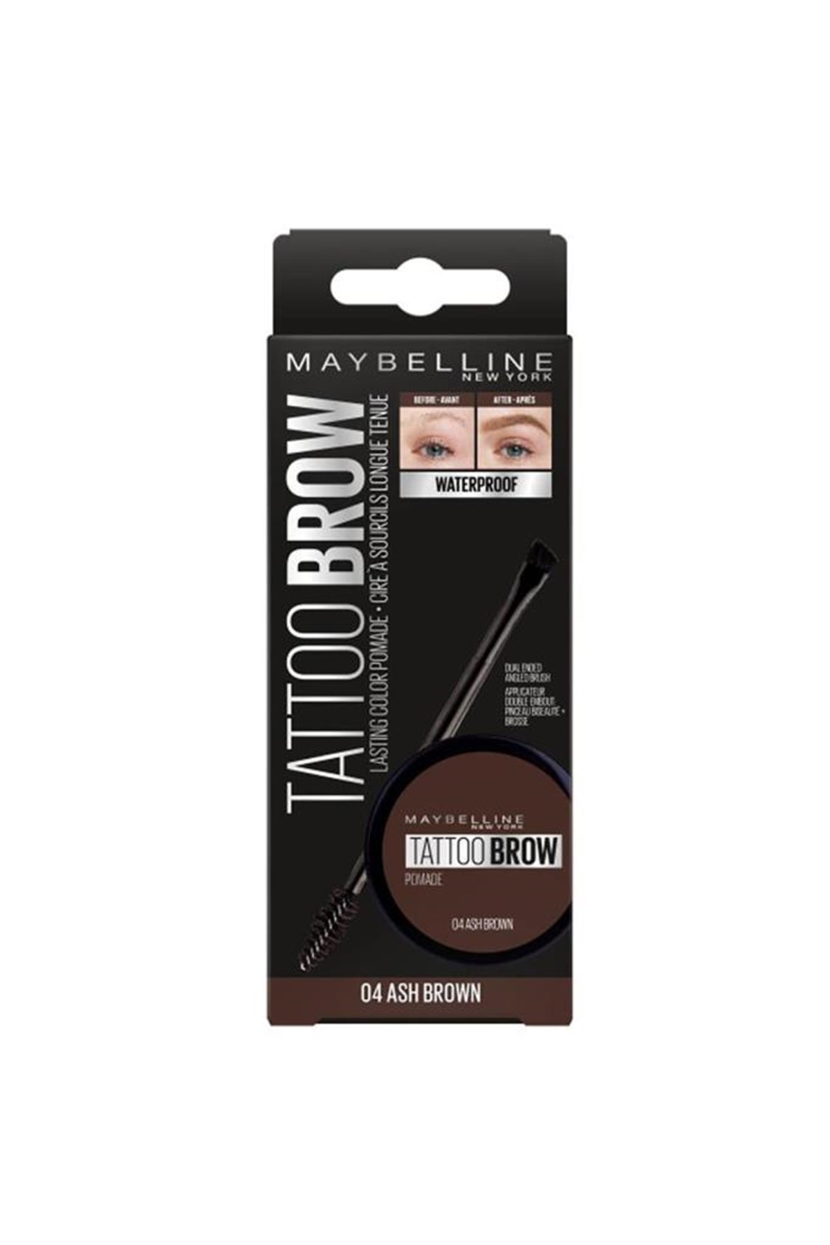 Maybelline New York Tattoo Brow Kaş Pomadı No:04