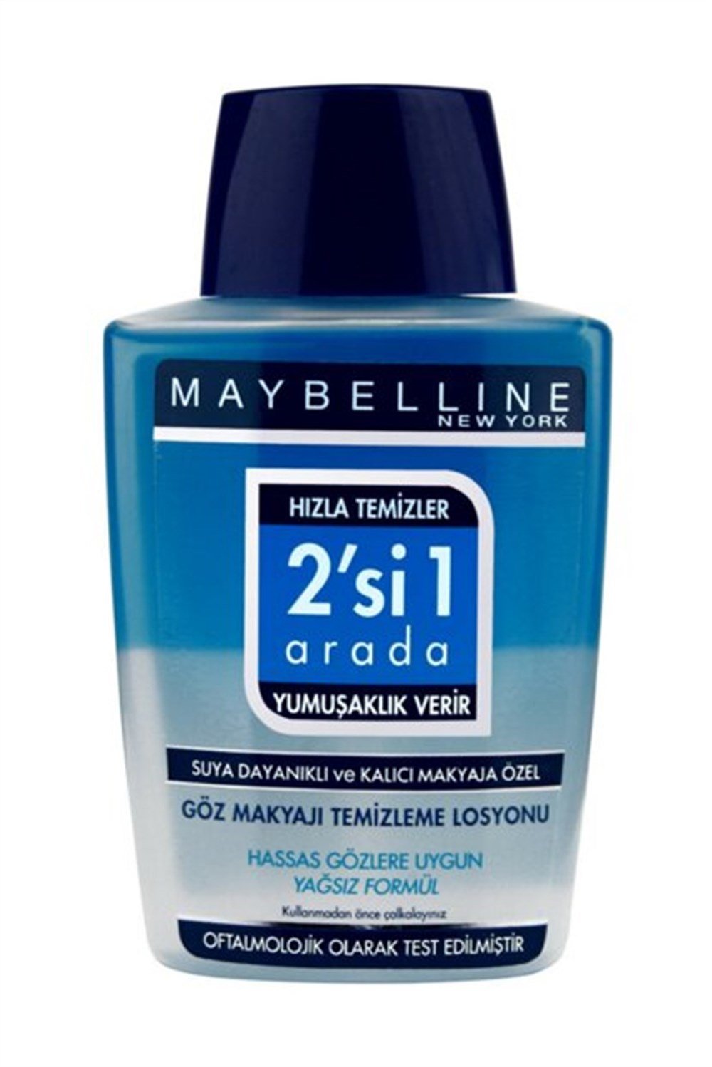 Maybelline Suya Dayanıklı & Kalıcı Makyaja Özel Göz Makyajı Temizleme Losyonu 2 in 1 125 Ml