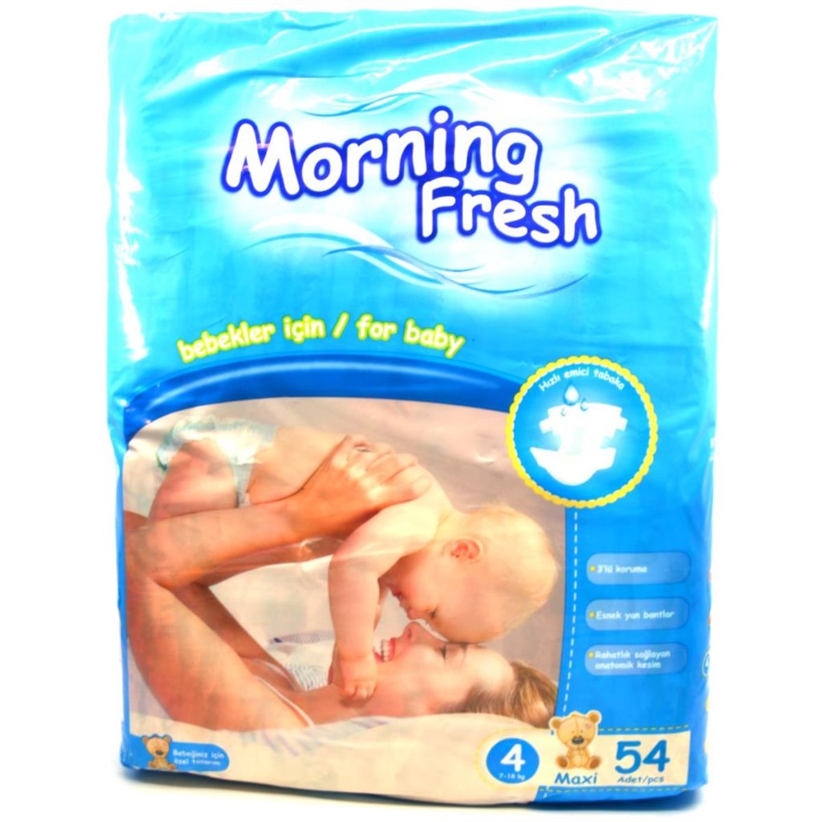 Morning Fresh Bebek Bezi Mini 7-18 kg 54 Adet