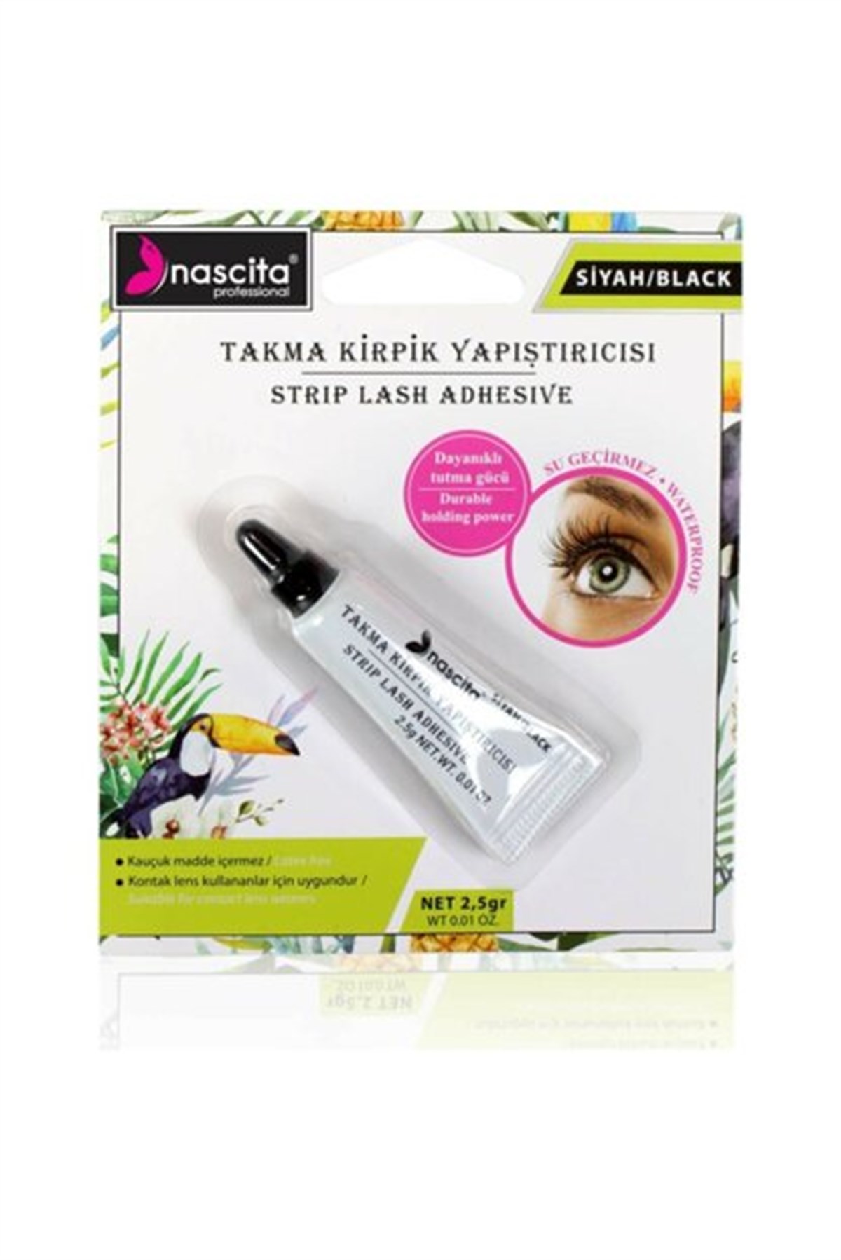 NASCITA NASEYEGLUB09 KIRPIK YAPISTIRICI 2.5GR SIYAH