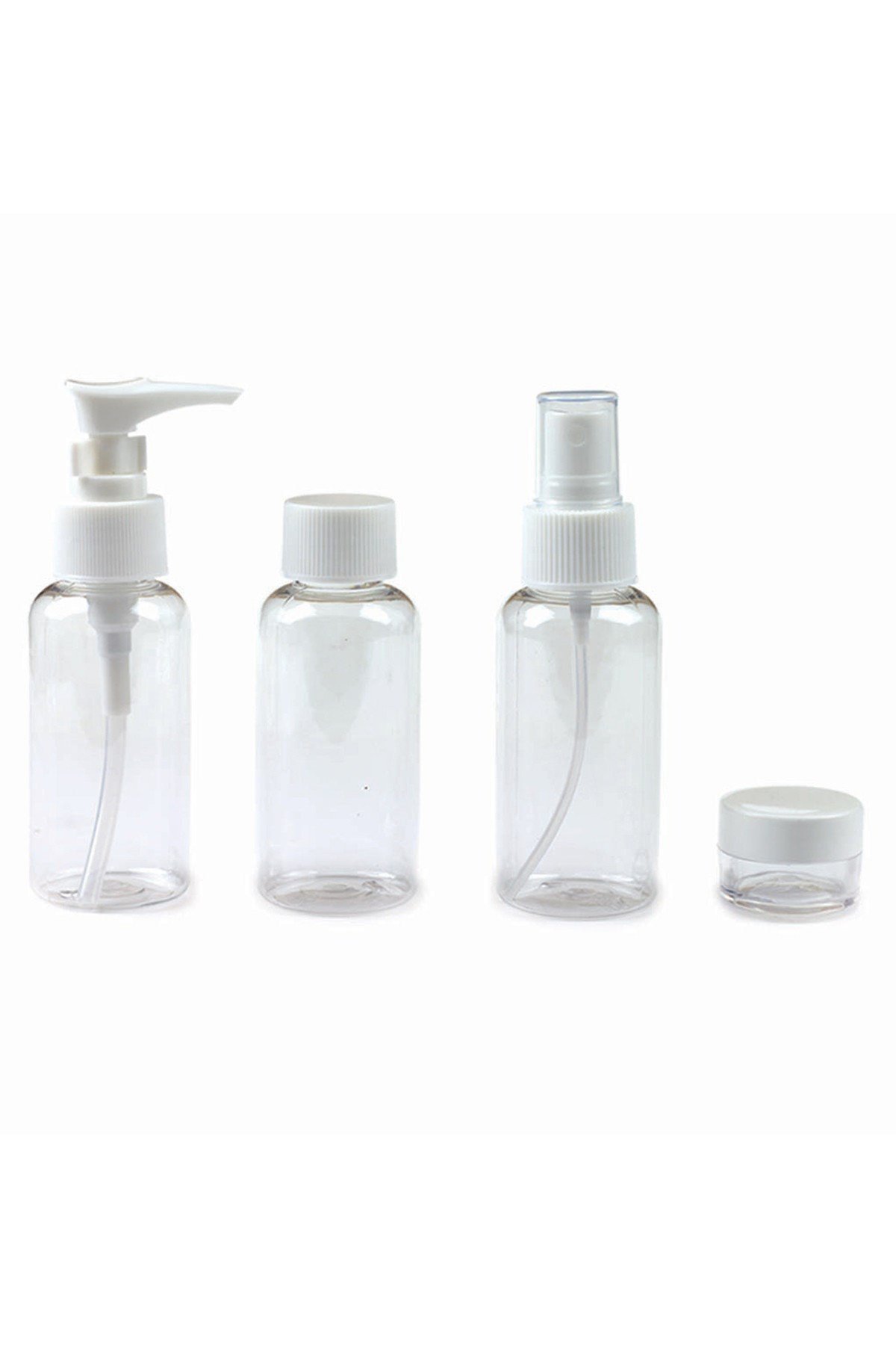 Nascita Seyahat Şişe Seti 4'lü Desenli/şeffaf