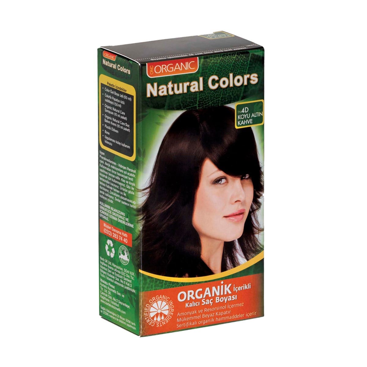 Natural Colors 4 D Koyu Altın Kahve