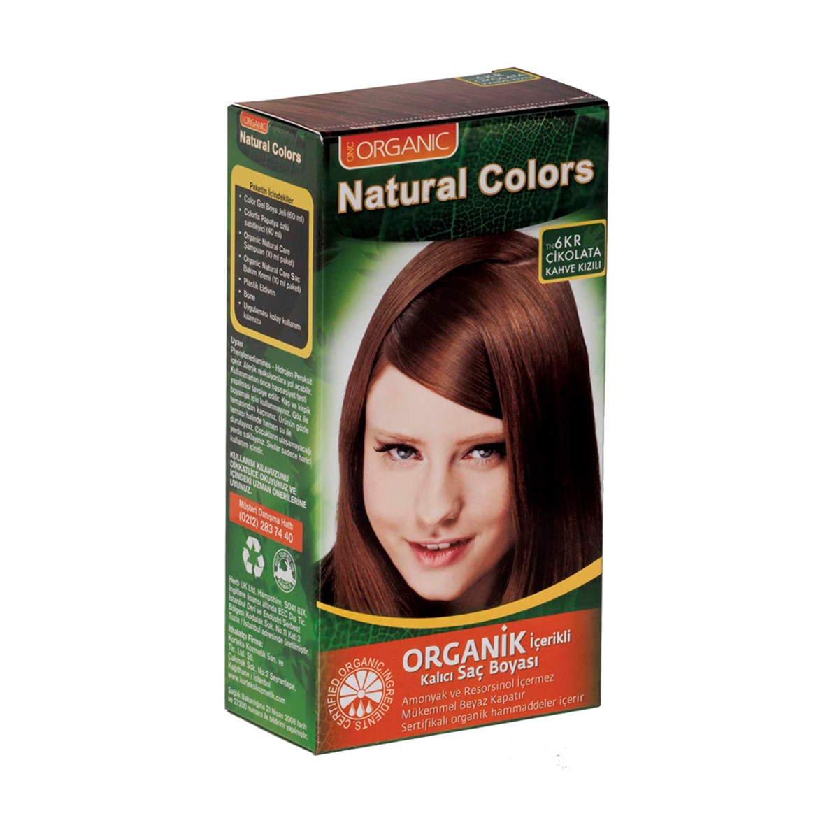NATURAL COLORS 6KR CIKOLATA KAHVE KIZILI