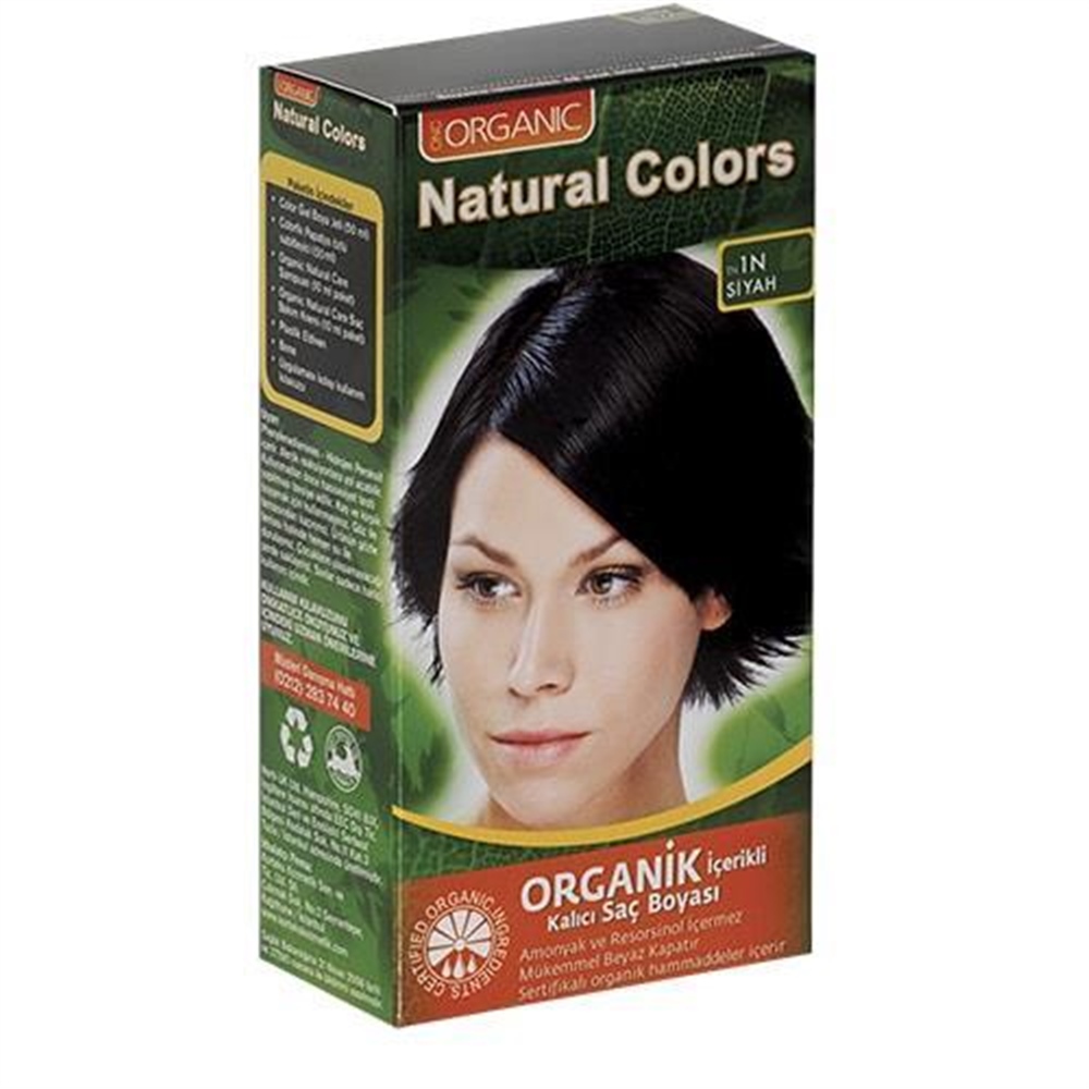 Natural Colors Organic Boya 1.N Siyah
