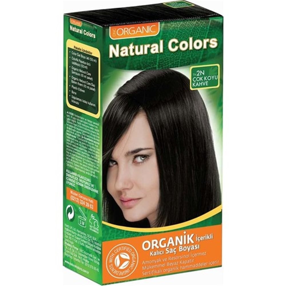 Natural Colors Organic Boya 2.N Çok Koyu Kahve