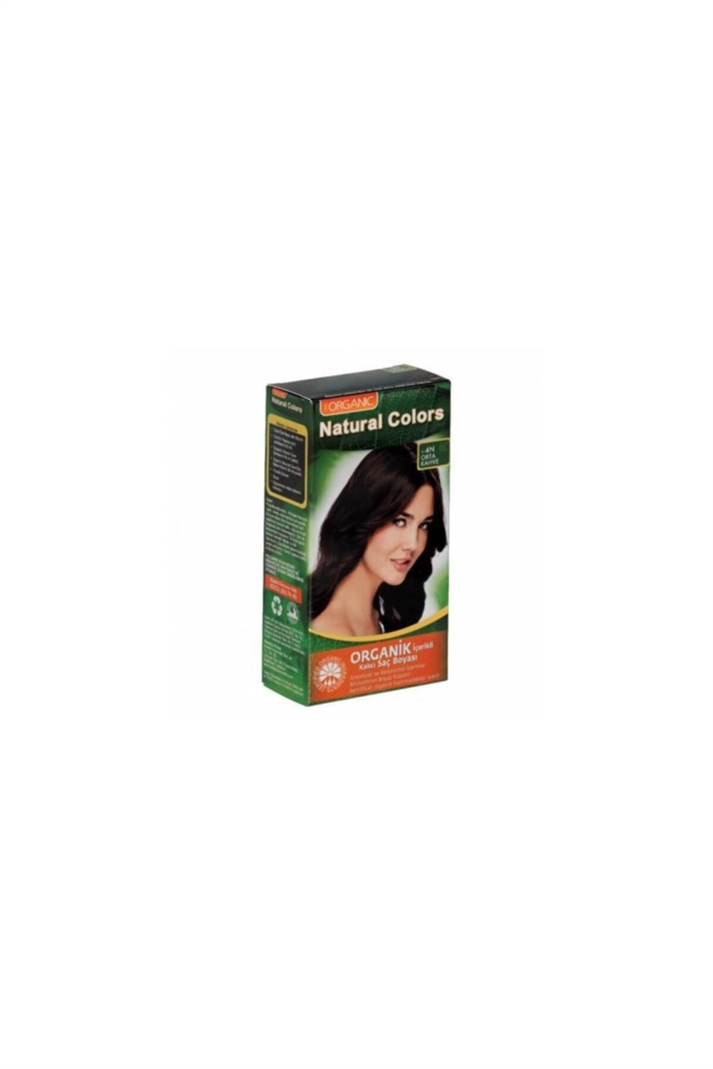 Natural Colors Organic Boya 4 N Orta Kahve