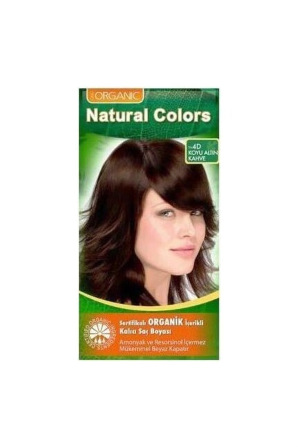 Natural Colors Organic Boya 4.D Koyu Altın Kahve