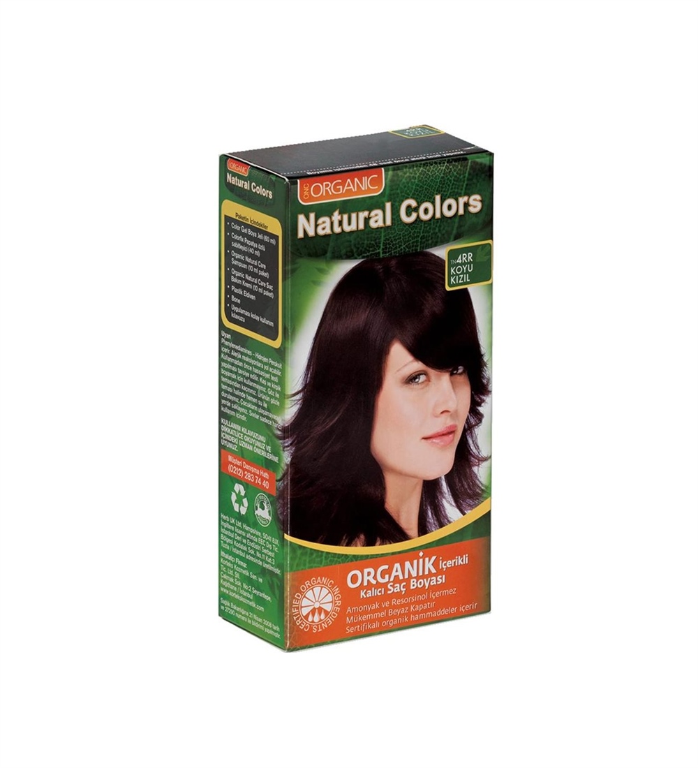 Natural Colors Organic Boya 4.RR Koyu Kızıl