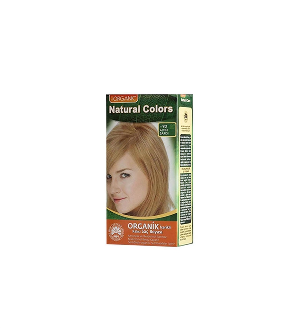 Natural Colors Organic Boya 9.D Altın Sarısı