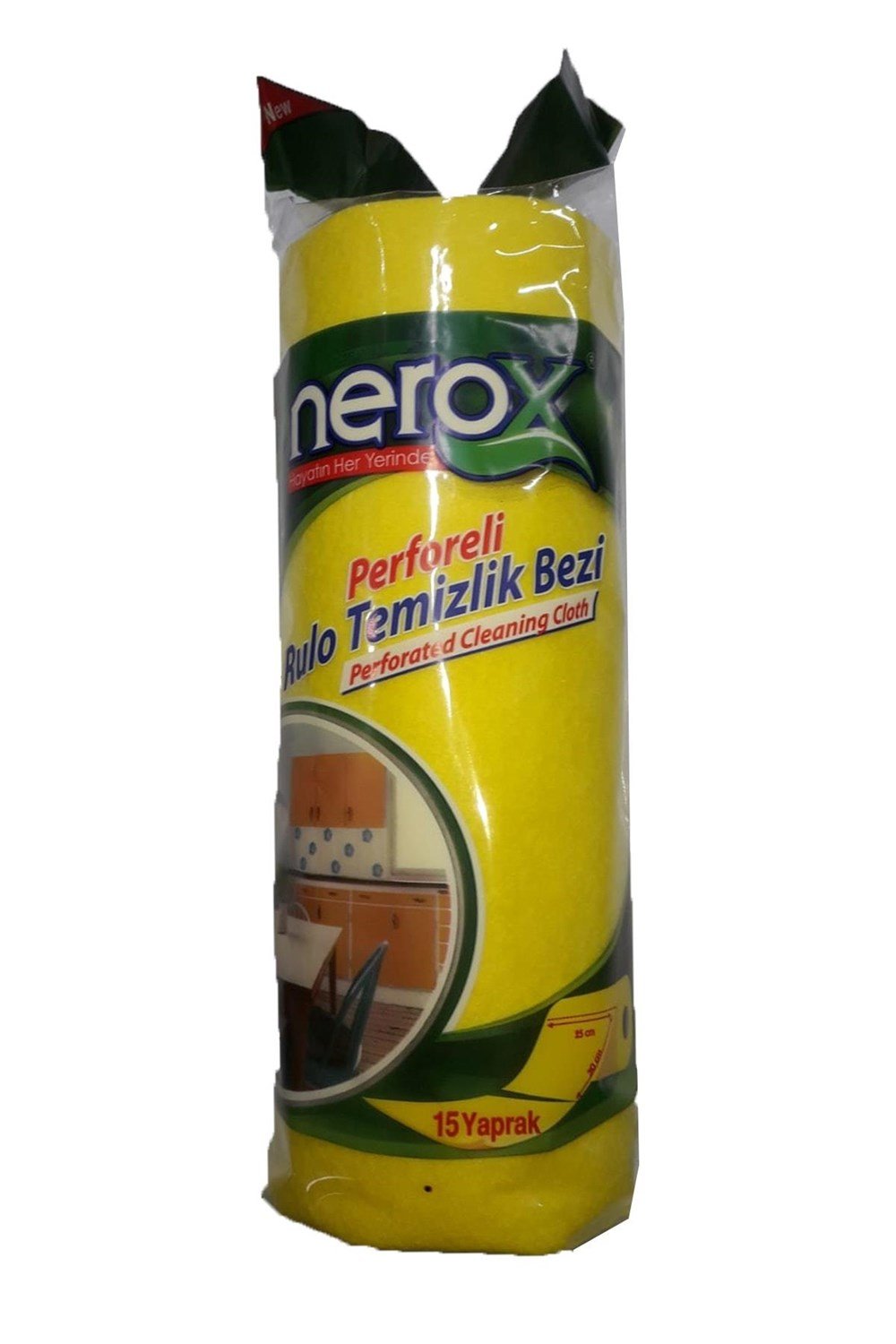 Nerox Rulo Temizlik Bezi 15 Yaprak Perforeli