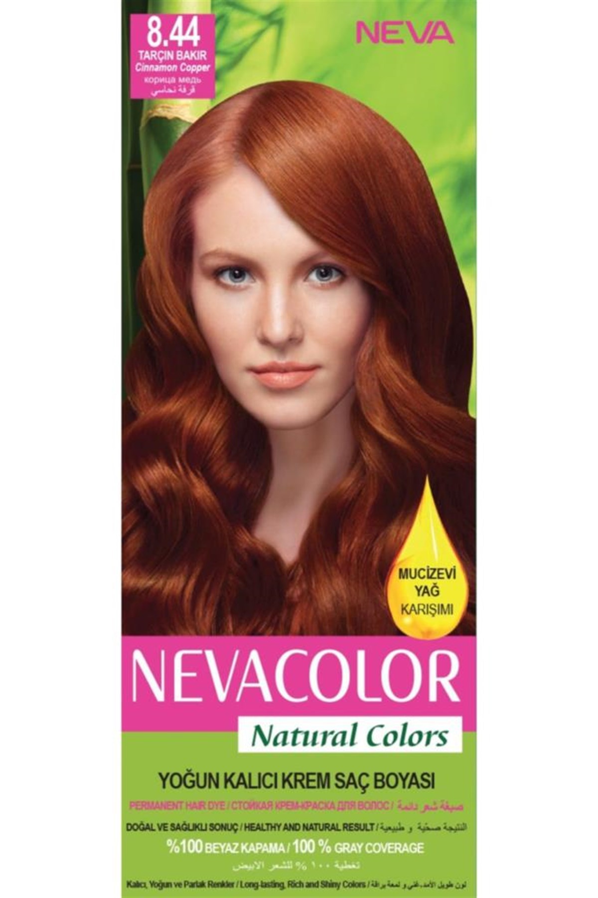 Neva Color Saç Boyası Seti 8.44 Tarçın Bakır | Cossta Cosmetic Station