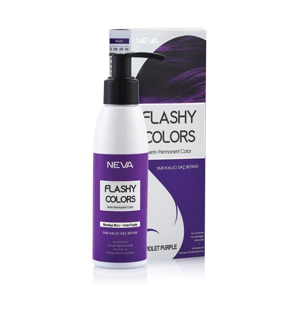 Neva Flashy Color Set Boya 100Ml Menekse Moru