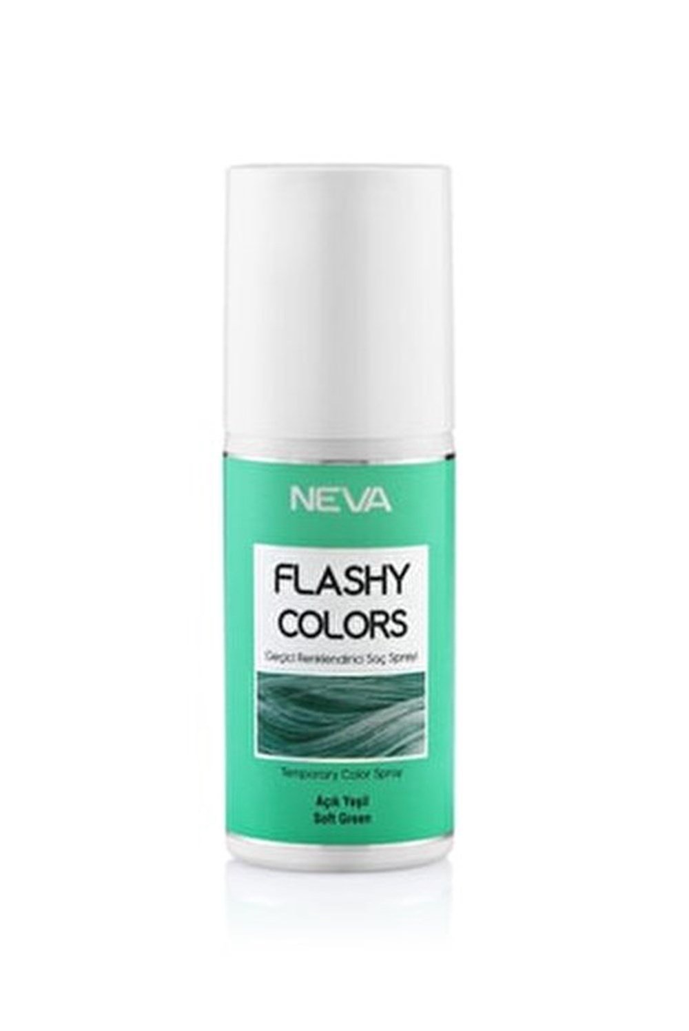 Neva Flashy Colors Sprey Gecıcı Boya 75Ml Soft Green