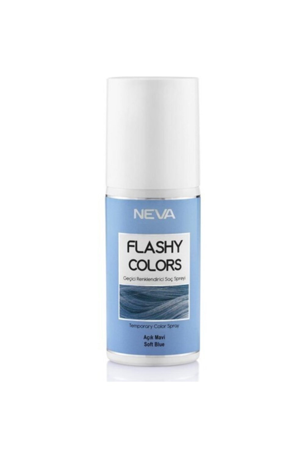 Neva Flashy Colors Sprey Gecıcı Boya 75Ml Soft Blue