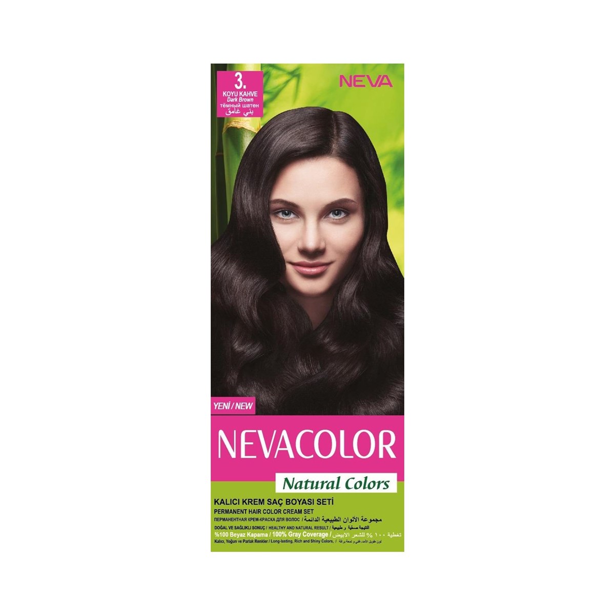 Nevacolor Natural Set Boya 3 Koyu Kahve