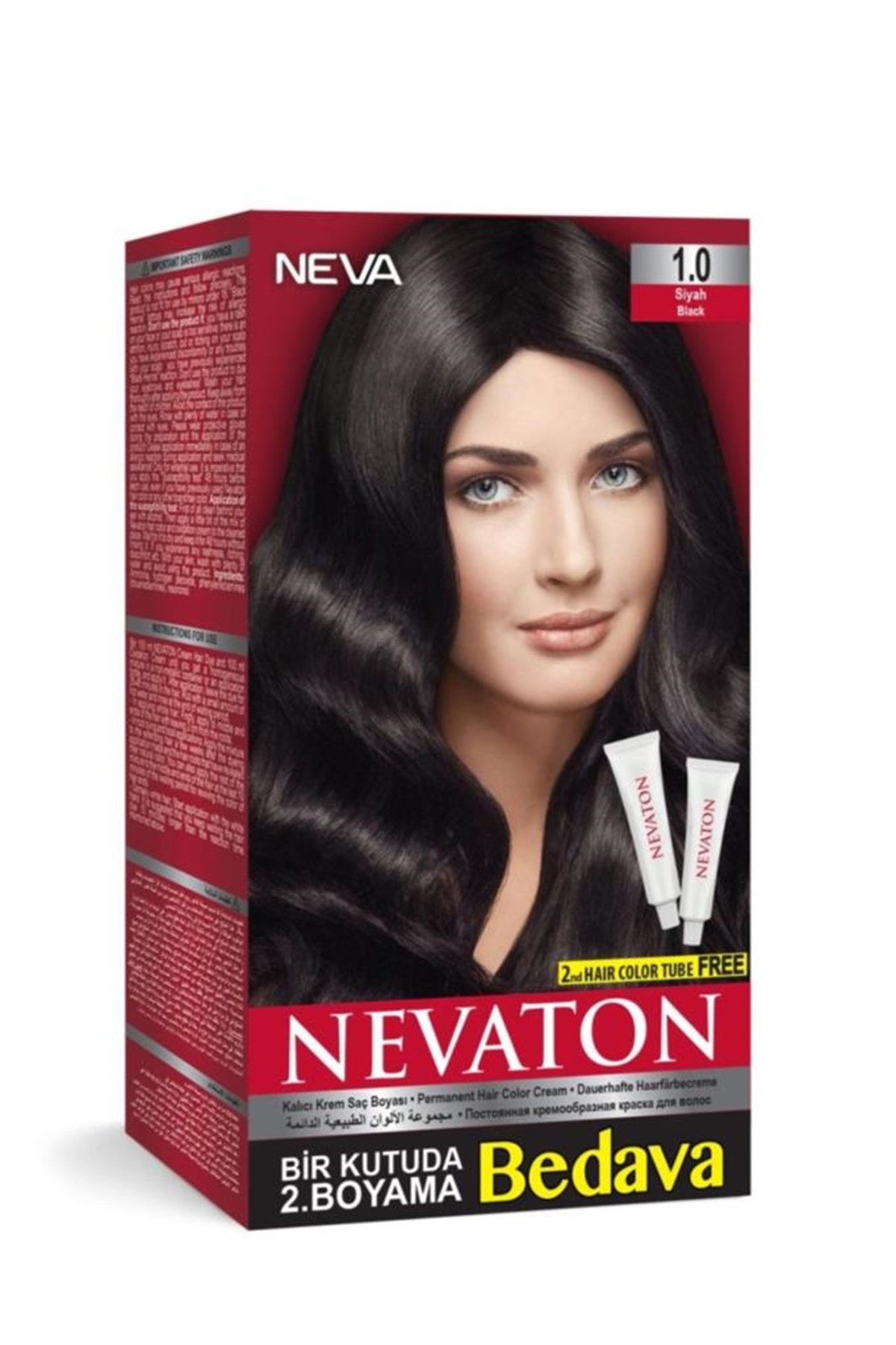 Nevaton Saç Boyası Seti 1.0 Siyah