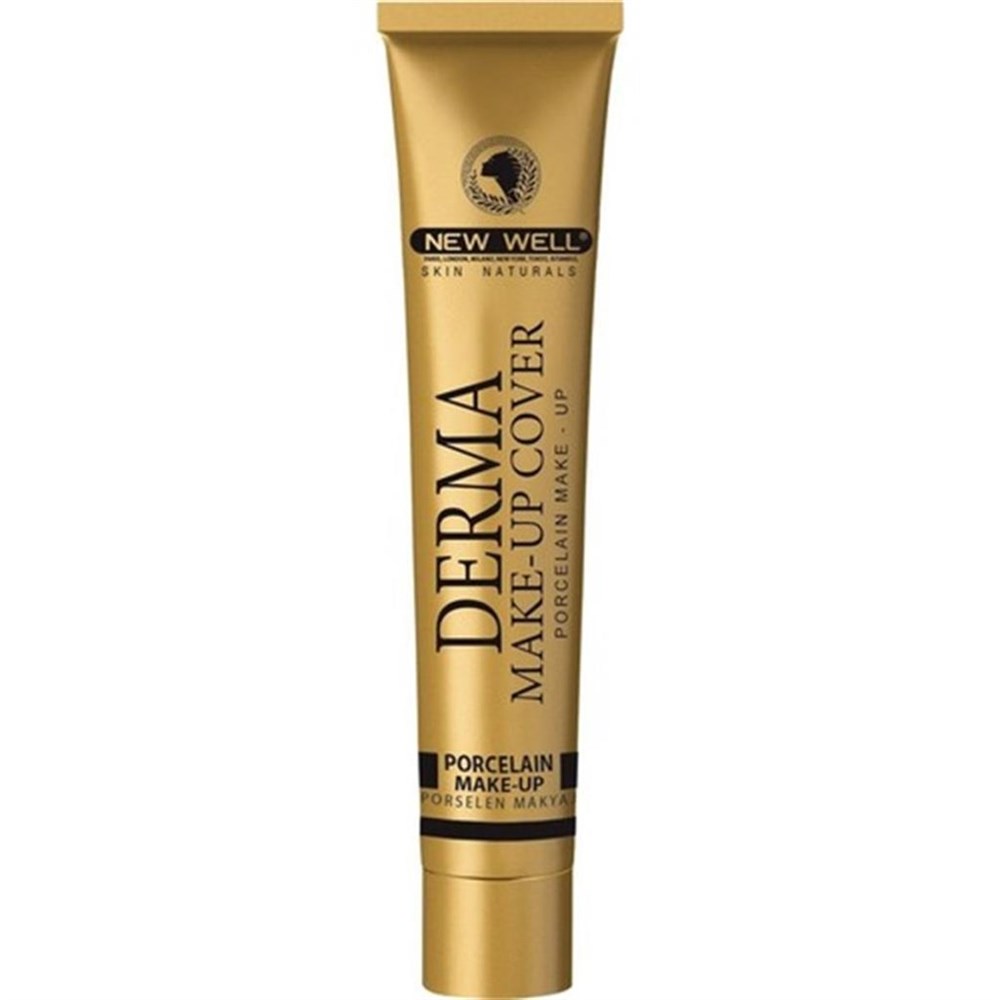 New Well Derma Makeup Cover Yoğun Kapatıcı Fondöten 01 Gold
