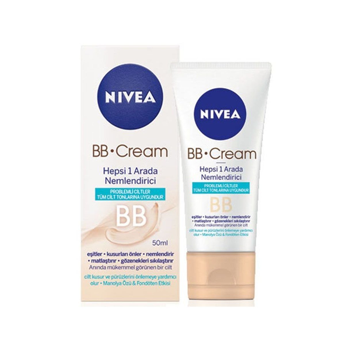 Nivea BB Krem Hepsi 1 Arada Problemli Ciltler 50 Ml