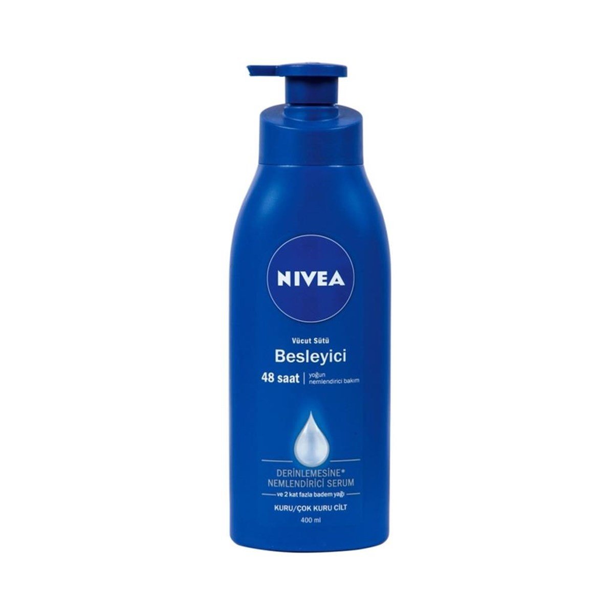 Nivea Body Milk Pompalı Vücut Sütü Çok Kuru Cilt 400 Ml