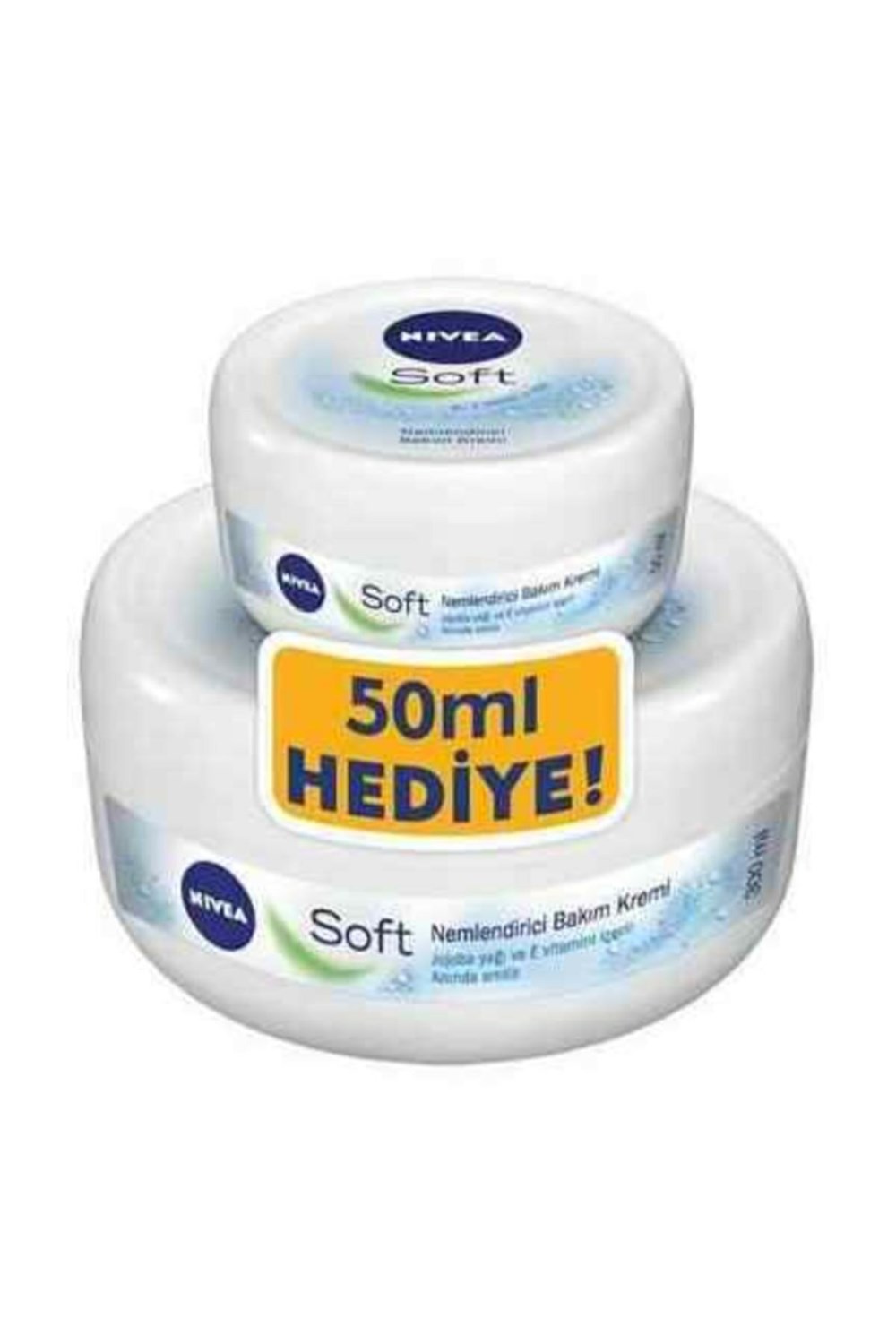 NIVEA BODY SOFT KREM 300ML KAVANOZ +50 ML HEDIYELI