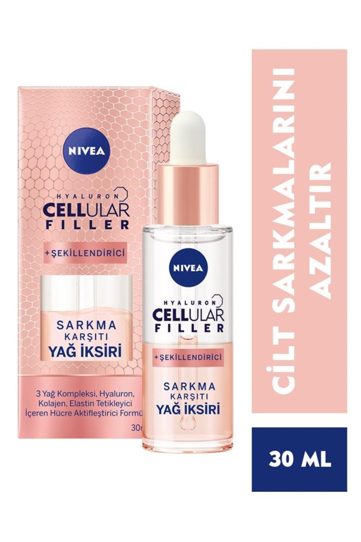 Nivea Cellular Anti-Age Çift Bazlı Besleyici Yağ 30 ML