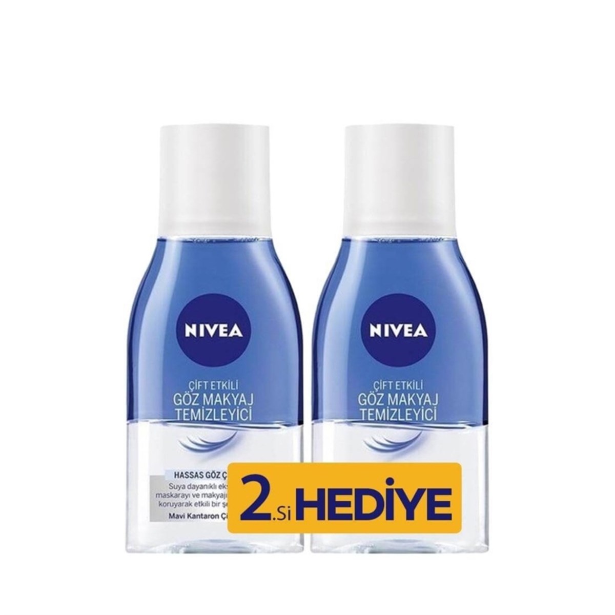 Nivea Çift Etkili Göz Makyaj Temizleyici 125 Ml 1+1 Set