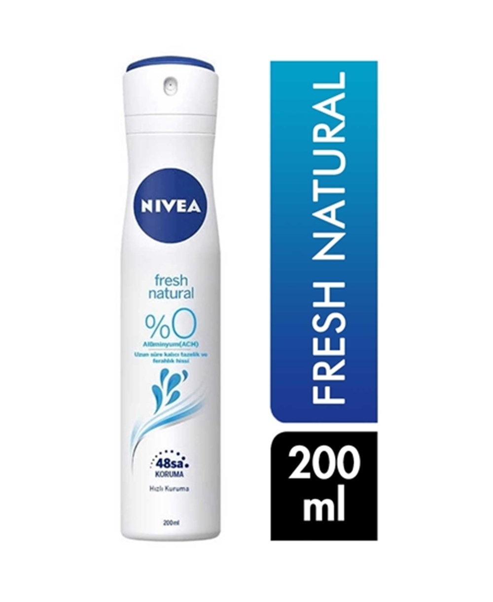 Nivea Deodorant Kadın Fresh Naturel 200 Ml