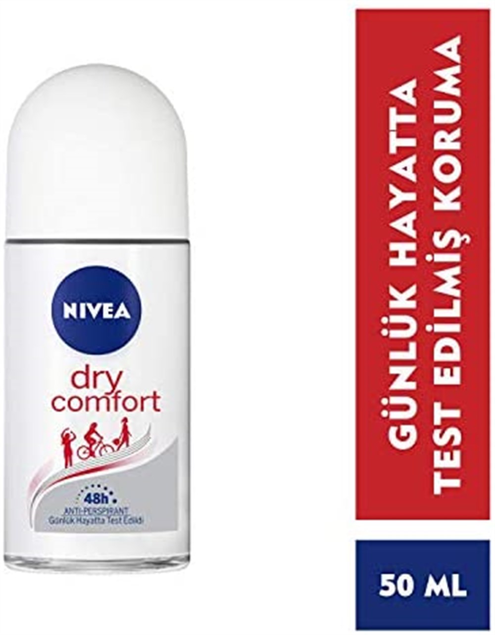 Nivea Dry Comfort Roll-On Deodorant 50 Ml Kadın
