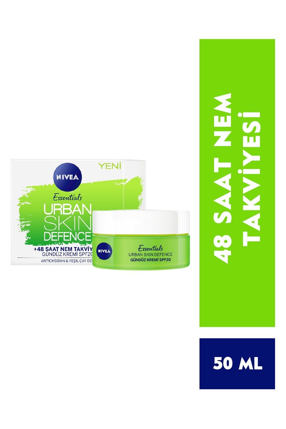 Nivea Essantials Urban Skin Defence Gündüz Kremi Spf20 50 Ml