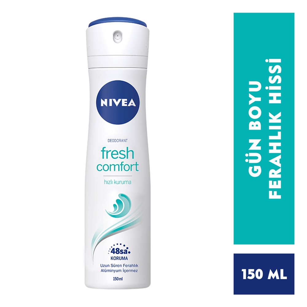 Nivea Fresh Comfort Sprey Kadın Deodorant 150 Ml