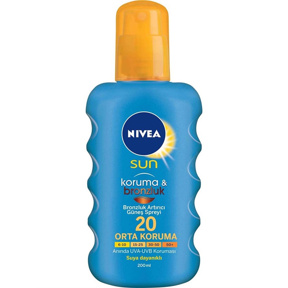 Nivea Güneş Bronzluk Artırıcı SpraySpf20 200 ML