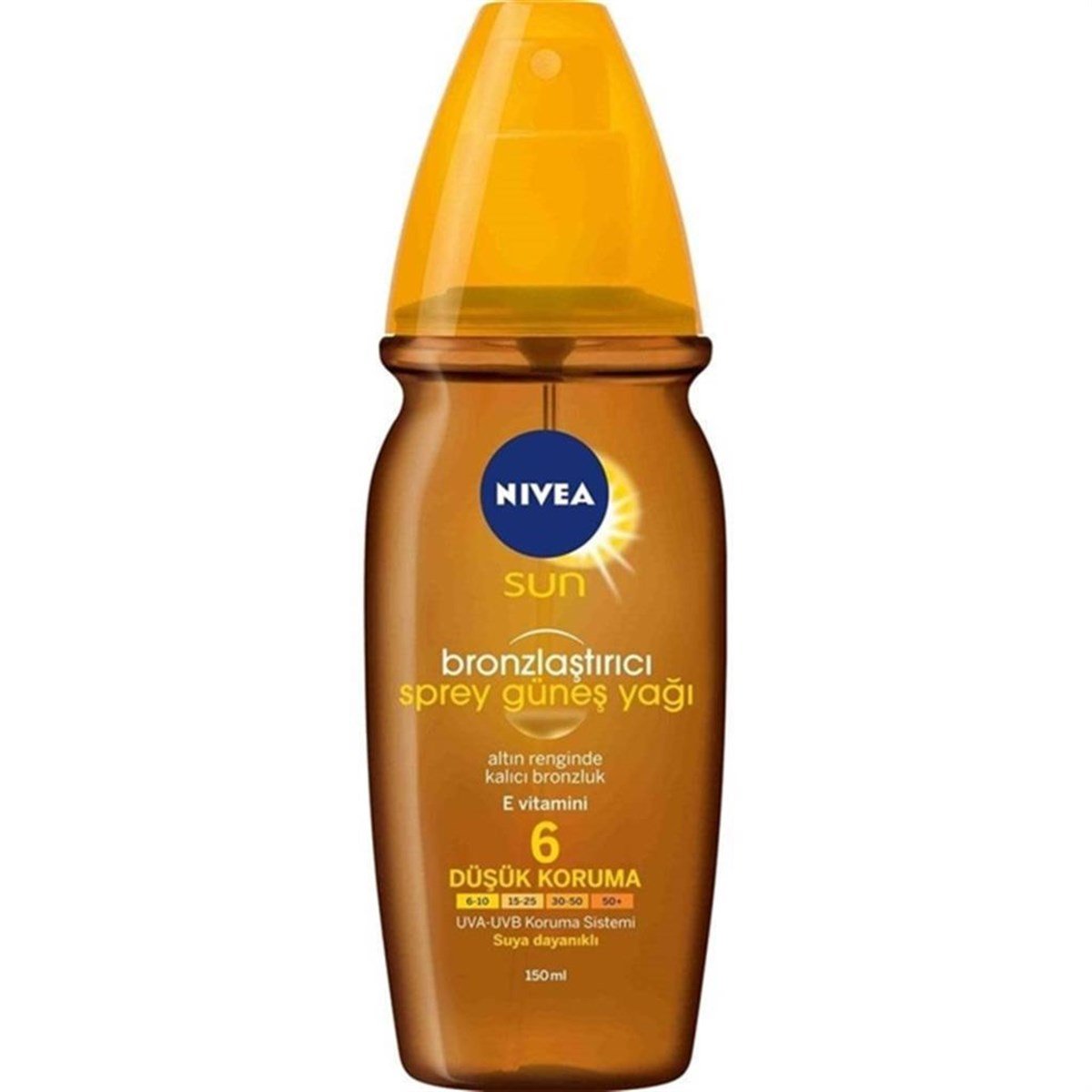 Nivea Güneş Yağı Sprey Spf 6 150 Ml