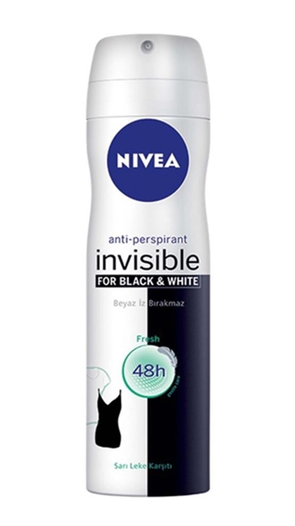 Nivea İnvisible Black & Whıte Fresh Sprey Deodorant 150 Ml Kadın