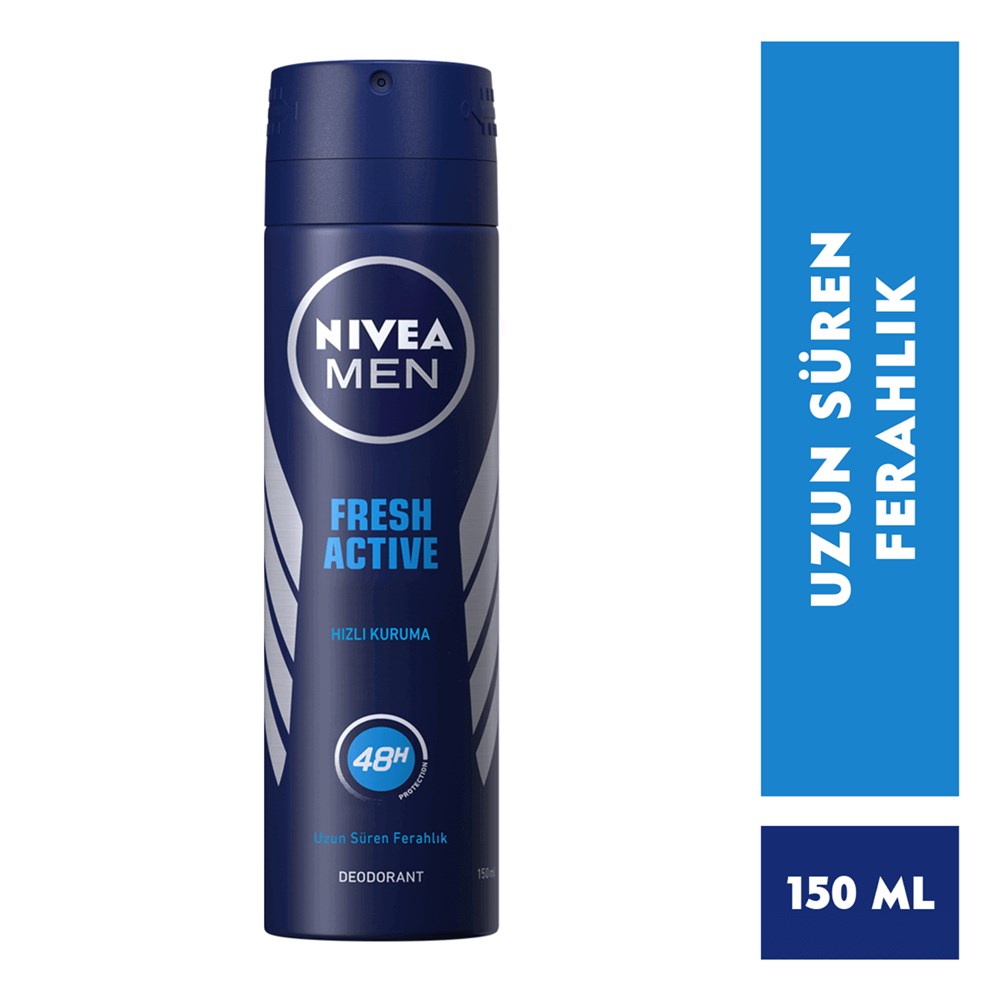 Nivea Men Fresh Actıve Deo Sprey 150 Ml Erkek