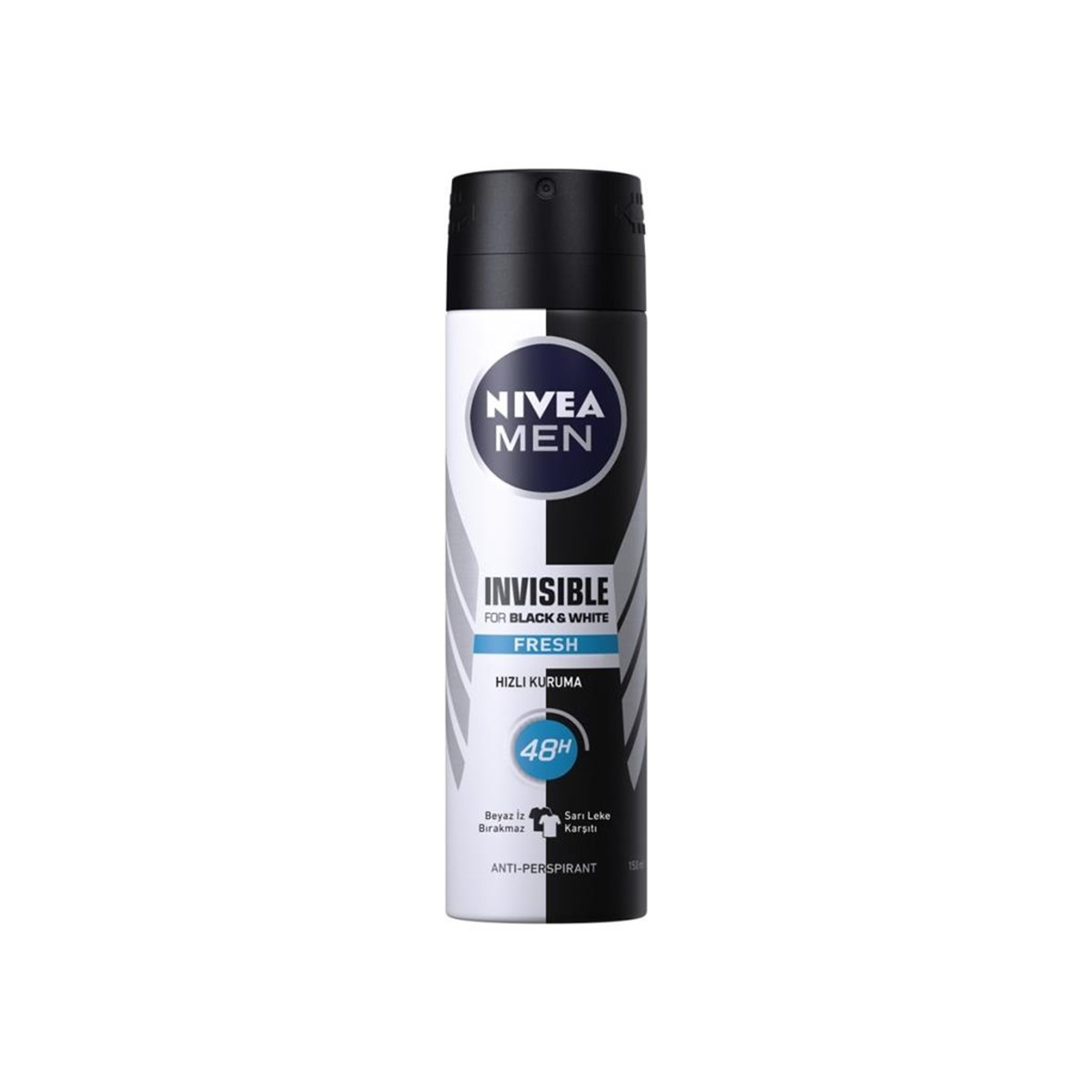 Nivea Men İnvisible Black & Whıte Fresh Deo Sprey 150 Ml Erkek