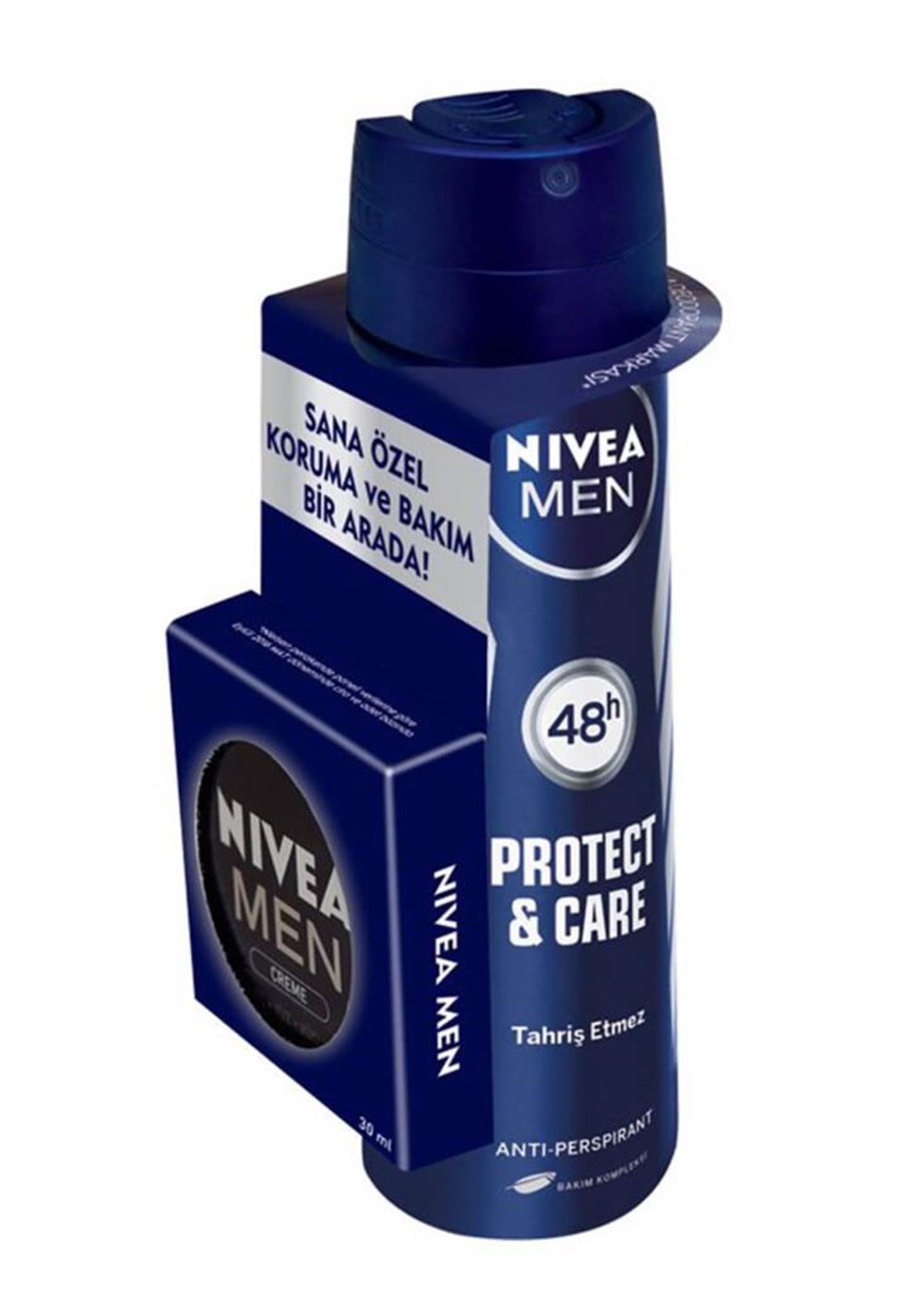 Nivea Men Protect & Care Deo Sprey 150 Ml Erkek + 30 Ml Krem Hediye