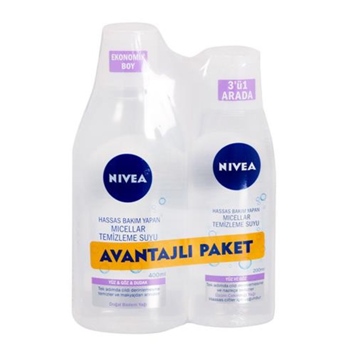 Nivea Micellar Temizleme Suyu 400 + 200 Ml