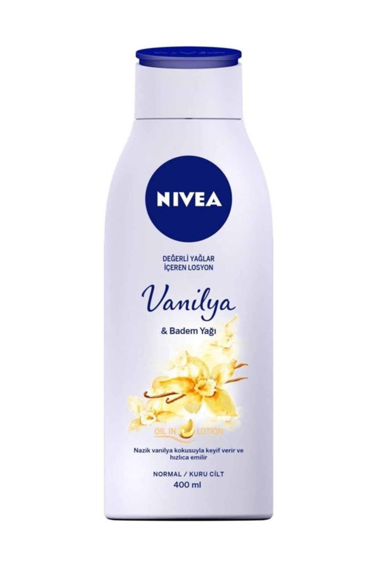 Nivea Pump Vanilya & Badem Yağı Vücut Losyonu 400 Ml