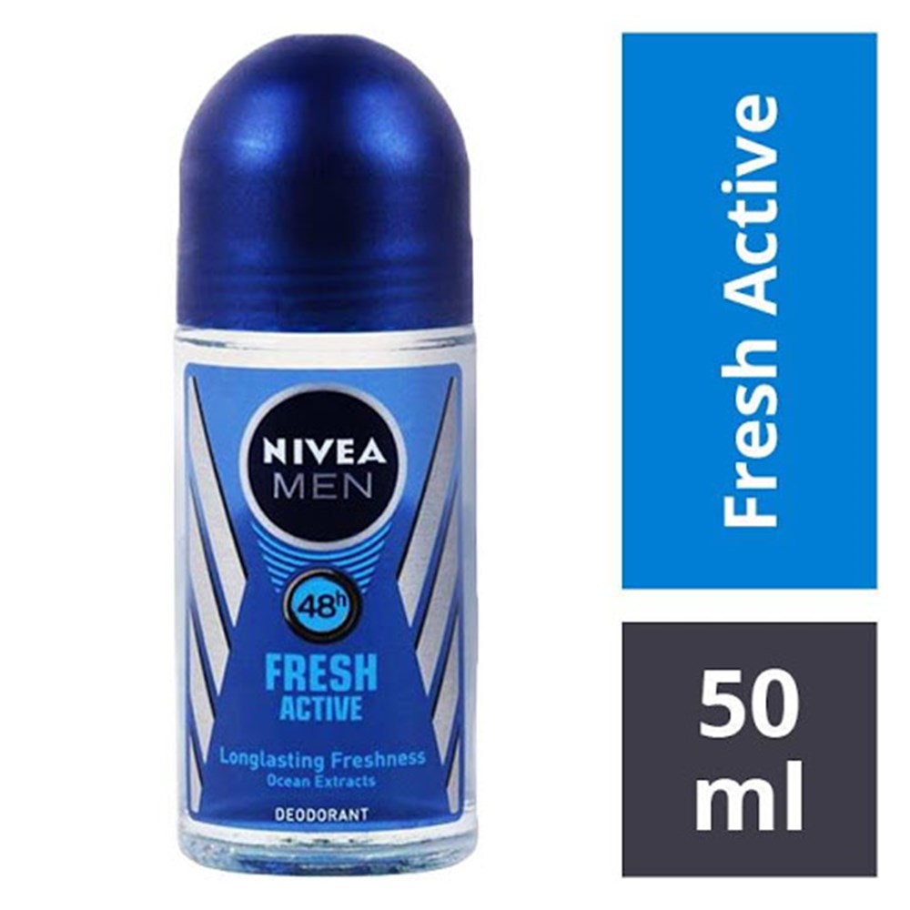 Nivea Roll-On Men Fresh Active 50 Ml