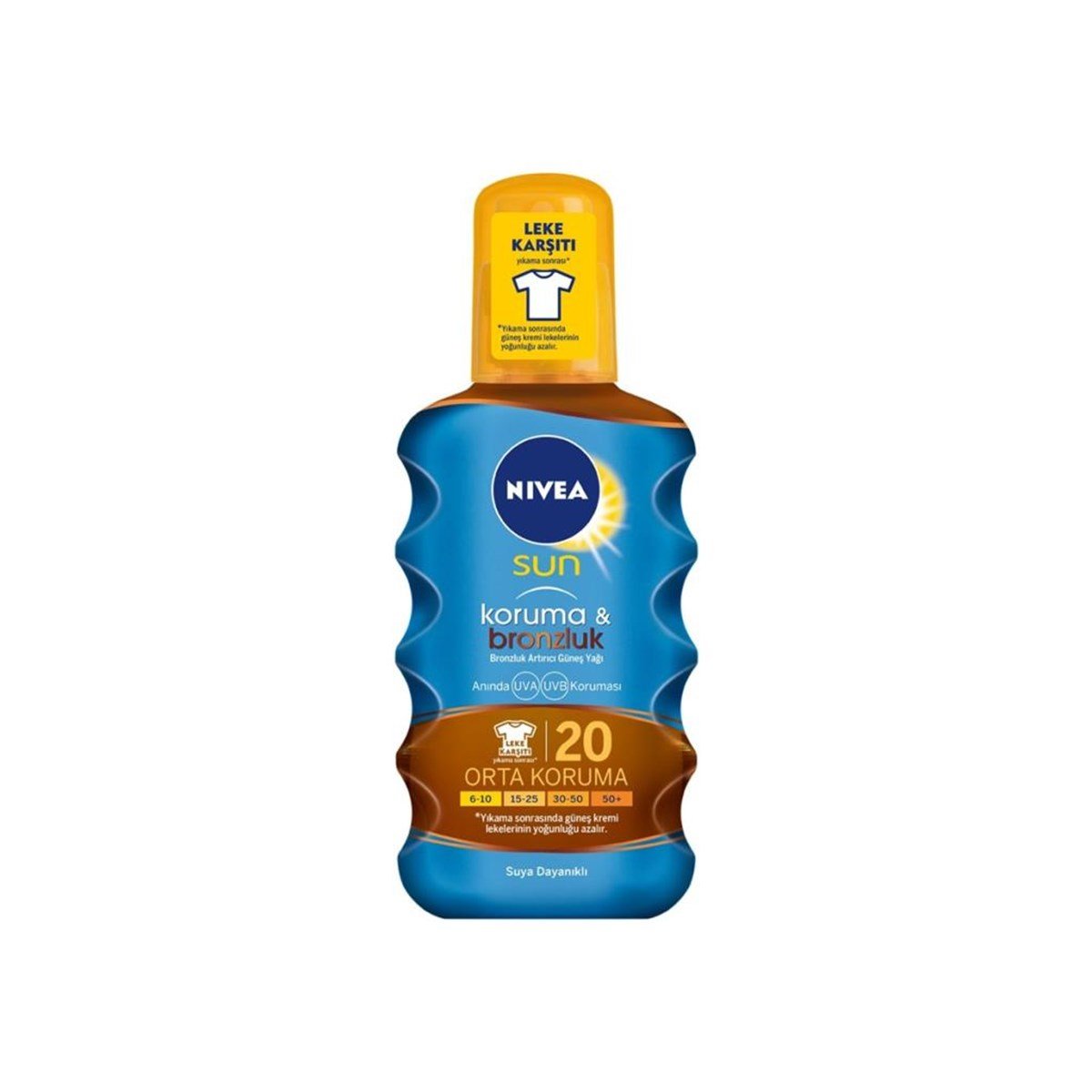 Nivea Sun Koruma & Bronzluk Bronzluk Arttırıcı Güneş Yağı Gkf 20 200 Ml