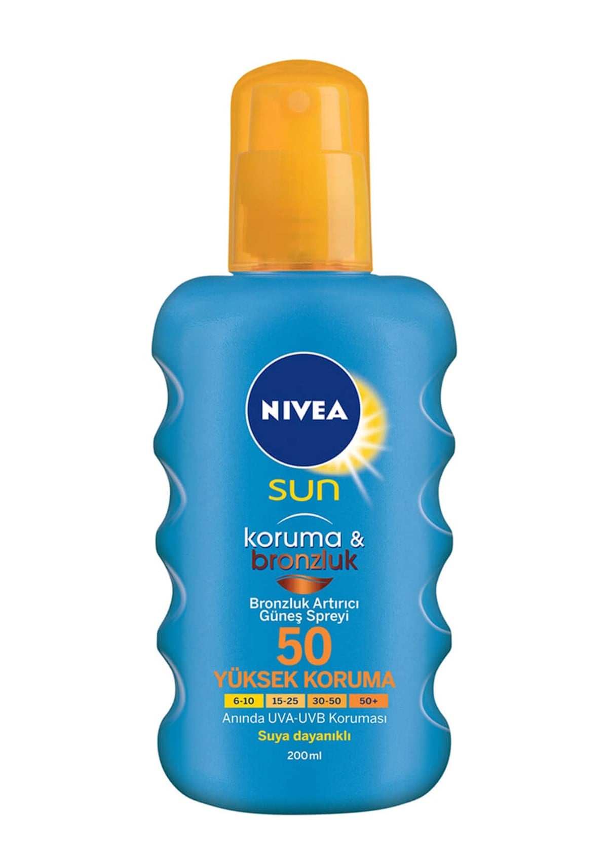 Nivea Sun Koruma & Bronzluk Bronzluk Arttırıcı Güneş Spreyi Gkf 50 200 Ml
