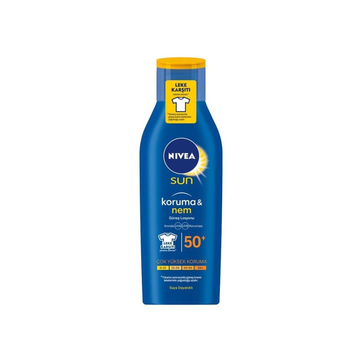 Nivea Sun Koruma & Nem Nemlendirici Güneş Sütü Gkf 50+ 200 Ml