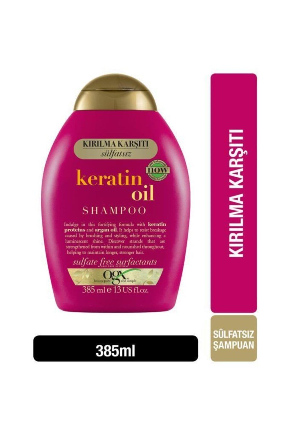 OGX Keratin Oil Sülfatsız Şampuan 385 Ml