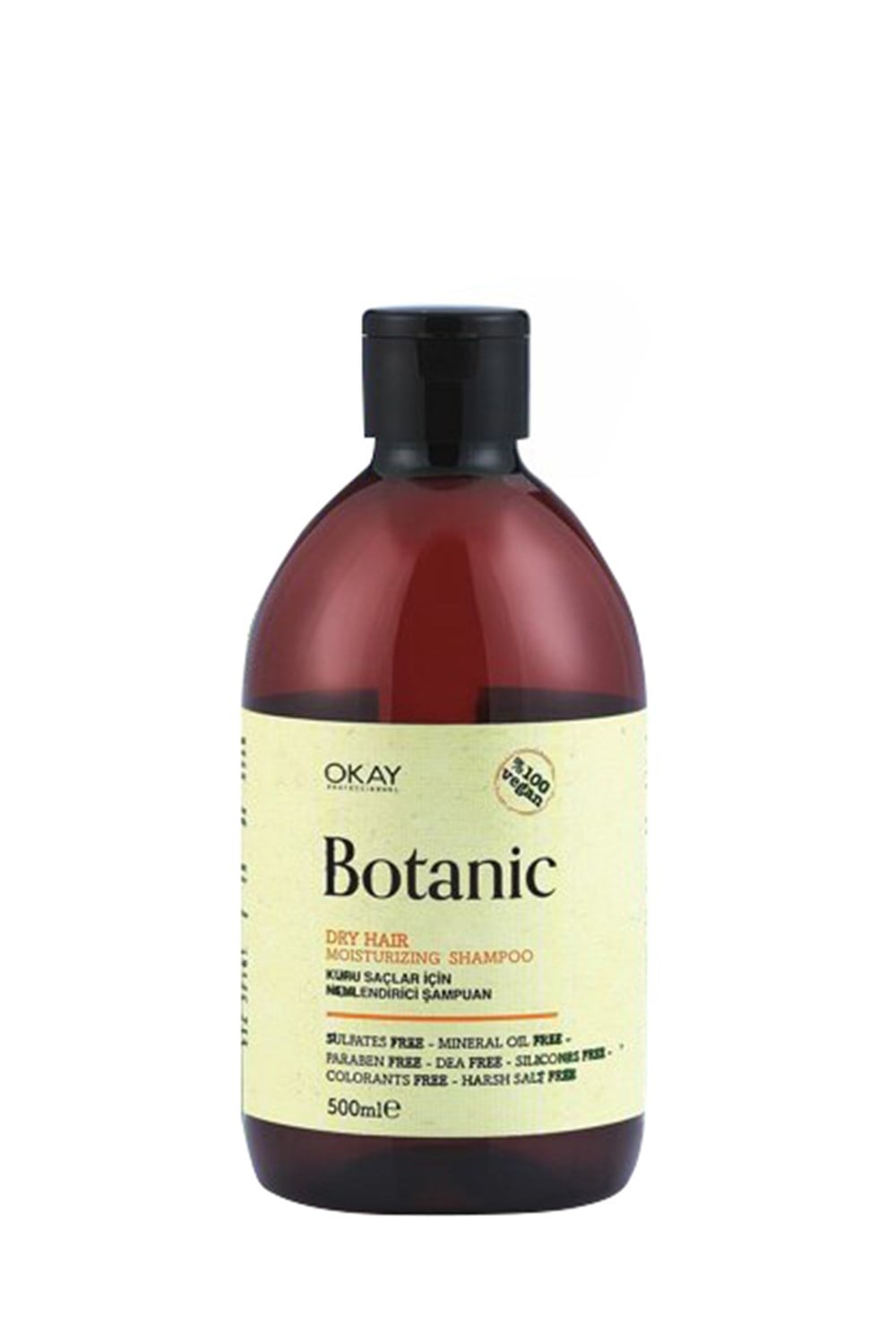 Okay Botanic Kuru Saçlar İçin Nemlendirici Şampuan 500 Ml