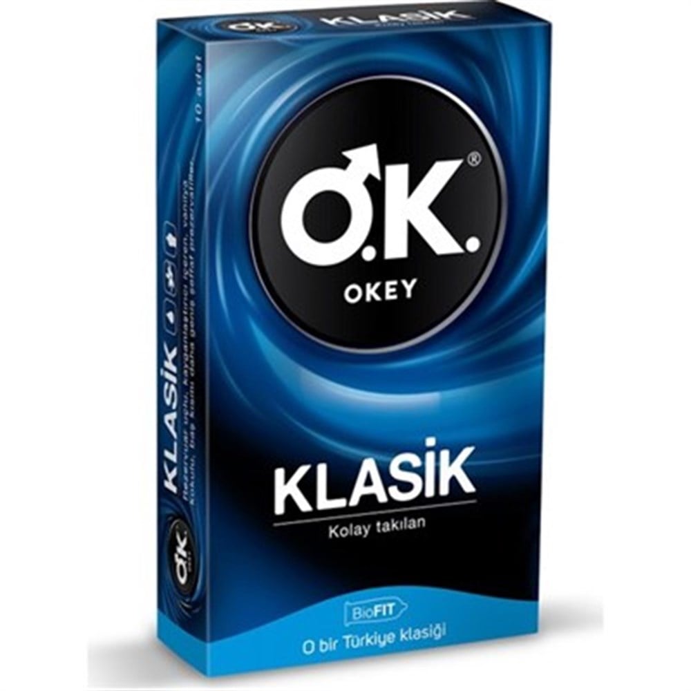 Okey Klasik Prezervatif 10'lu